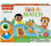 FISHER PRICE Roll A Match Pre-School Matching Card Game with Monster Theme
