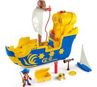 Fisher-Price Santiago of the Seas Pirate Ship Lights & Sounds El Bravo Playset with Santiago Figure for Ages 3+ Years