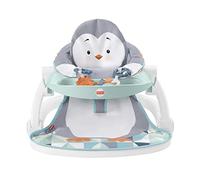 Fisher-Price Sit-Me-Up Floor Seat with Tray - Penguin Island, animal-themed portable infant chair with snack tray and toys