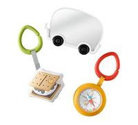 Fisher-Price S'More Fun Camping Gift Set, 3 Outdoor-Themed Infant Toys & Teether for Babies Ages 3 Months & Up, Multi