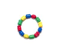 Fisher-Price Snap Lock Bead Shapes, 12 Colorful Beads