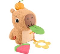 Fisher-Price Snuggly Snacky Capybara Plush Baby Sensory Toy