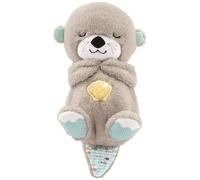 Fisher-Price Soothe 'n Snuggle Otter, Plush Baby Toy, Sound Machine with Breathing Motion