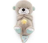 Fisher-Price Soothe 'n Snuggle Otter, Plush Baby Toy, Sound Machine with Breathing Motion