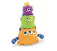 Fisher-Price Stack and Nest Monsters - Baby Toy with Rattle, Sounds and Textures