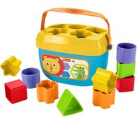 Fisher-Price Stacking Toy Baby’s First Blocks Set of 10 Shapes Various Colour