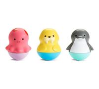 Fisher-Price Stacking Toy Baby's First Blocks Set of 10 Shapes for Sorting Play for Infants Ages 6+ Months, Navy Fawn, HJP20