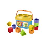 Fisher-Price Stacking Toy Baby's First Blocks Set of 10 Shapes for Sorting Play for Infants Ages 6+ Months, FFC84