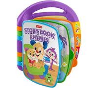 Fisher-Price Storybook Rhymes Learning Toy with Lights and Music for Babies and Toddlers, Laugh & Learn UK English Version, CDH26