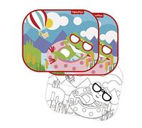 Fisher-Price Sun Protect Car Seat, Draw Frog, 2-Piece