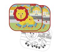 Fisher-Price Car Sun Protect(2pcs)+Draw Lion, Multicolor, Medium
