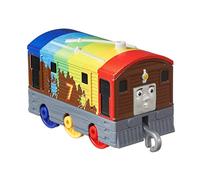Fisher-Price Thomas & Friends GYV65 Rainbow Toby Push-Along Train Engine For Preschool Kids Ages 3 Years And Up, Multicolor, 4.5 cm*3.0 cm*8.0 cm