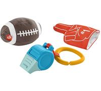 Fisher-Price Tiny Touchdowns Gift Set, 3 Football-Themed Infant Toys & Teether for Babies Ages 3 Months & Up, Multi