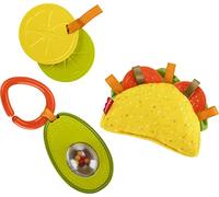 Fisher-Price Tiny Treats Gift Set, 3 Pretend Food Infant Teething Toys