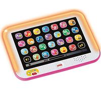 Fisher-Price Toddler Learning Toy Laugh & Learn Smart Stages Tablet with Lights & Music for Early Pretend Play, Pink, for Infants Ages 1+ Years