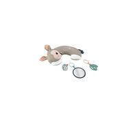 Fisher-Price Tummy Time Fawn Wedge Newborn Toy Set with 3 Sensory Activity Toys for Babies, HJJ16