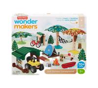 Preschoolers can design their own camping ground with this Wonder Makers building and track set featuring more than 60 play pieces!, GFJ10