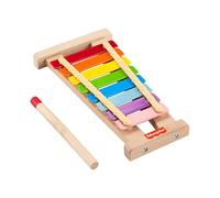 Fisher-Price Wood Toddler Toy Xylophone, Wooden Musical Instrument for Developmental Play Preschool Kids Ages 2+ Years, HXV13