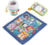 Fisher-Price Work From Home Toy Set 3 take-along baby toys and teether for infants ages 3 months and up