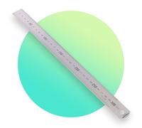 Fisher FC12 Satin Chrome Rule 300Mm/12In