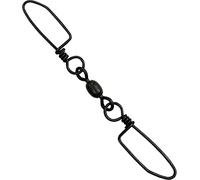 Fisher Scientific Billfisher DSS135 Double Snap Swivels, Black, 135-Pound, 4-Pack