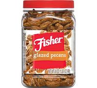 FISHER Snack Glazed Pecans, Jr. Mammoth Pecans, 680 ml