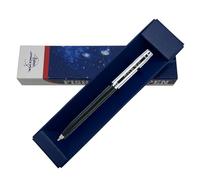 Fisher Space Pen APOLLO Cap-o-matic Black-CHROME CAP Ballpoint Pen -Gift Box FS251