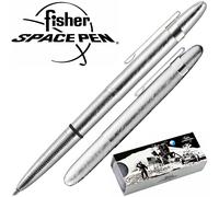 Fisher Space Pen - Bullet - Brushed Chrome Space Pen with Clip - Gift Boxed