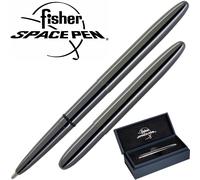 Fisher Space Pen Bullet Pressurised Ballpoint Pen Black Titanium Nitride F400BTN