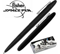 Fisher Space Pen Matte Black with Clip Bullet Ballpoint