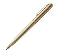 Fisher Space Pen Raw Brass Cap-O-Matic Pen, Pack of 1 | Pressurized Ballpoint Pen, Writes Upside Down & in Extreme Temperatures, Medium Point, Pocket Clip, Made in the USA