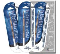 Fisher Space Pen Refill Black Ink 1,2,3 Fine, Medium or Broad Refills, Pressurised Refills Writes Underwater, on Wet Paper, Grease and Upside Down! (3, Broad)