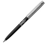 Fisher Space Pen SHUTTLE Logo Cap-O-Matic S294 Chrome Top / Black Barrel Ballpoint Pen