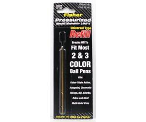 Fisher Universal Ball Point Refill, Black Fine, Carded