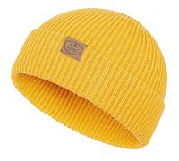 Fisherman Beanie Hats for Men Women,Knit Cuffed Short Trawler Beanie,Warm & Soft Stylish Skullcap Winter Spring Autumn.…, Mustard, 6 1/4-8