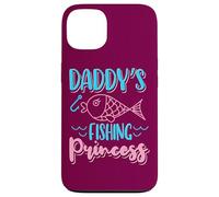 Fisherman Dad And Daughter Quote Daddy's Fishing Princess Case for iPhone 13