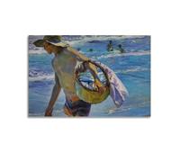 Fisherman in Valencia Poster by Joaquin Sorolla Y Bastida Wall Art Picture Painting Canvas Prints Artworks Bedroom Living Room Decor 20x30inch(50x75cm)