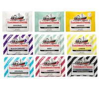 Fisherman’s Friend Lozenges Random Selection (Pack of 5) | Original, Aniseed, Blackcurrant, Mint, Cherry, Lemon, Salted Liquorice & No Added Sugar Options | Strong Throat Lozenges
