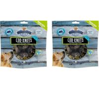 Fisherman's Dog Treats 100g x 2 Pack | Natural Fish Dog Treats | High Protein Low Fat Gluten Free | Healthy Reward Treats for Dogs of All Breeds, Cod Knots