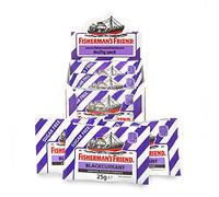 Fisherman's Friend - Blackcurrant Lozenges, Sugar Free Extra Strong Menthol Throat Lozenges, Pack of 8 (25 g)