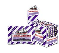 Fisherman's Friend Blackcurrant No Added Sugar Pack of 24 x 25 g Bag)