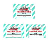 Fisherman's Friend Mint (sugafree)- 3 Bags of 0.88oz/25g Each