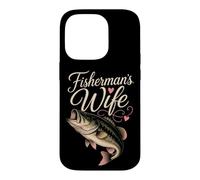 Fisherman's Wife Vintage Bass Fishing Gift Case for iPhone 14 Pro