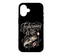 Fisherman's Wife Vintage Bass Fishing Gift Case for iPhone 16