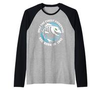 Fishermen Vintage Born 1942 Birthday Funny Sayings Fishing Raglan Baseball Tee