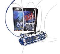 Fishernomics Heavy Surf Handcrafted Lead-Free Crab Trap for Fishing Pole (Bloom Tank Series 9.4oz & 6.6oz), US Manufactured Premium Loops, Highly Durable Crab Trap for Crabbing (Bloom Tank Aero)