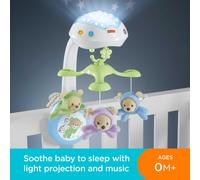 FisherPrice Butterfly Dreams 3In1 Projection Mobile Soothing Baby Sle