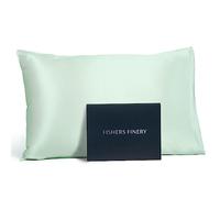 Fishers Finery 100% Pure Mulberry Silk Pillowcase 25mm Light Green Standard