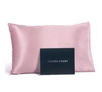 Fishers Finery 19mm 100% Pure Mulberry Silk Pillowcase, Quality Tested (English Rose, Q)