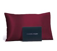Fishers Finery 25mm 100% Pure Mulberry Silk Pillowcase, Good Housekeeping Winner (Red, Standard)